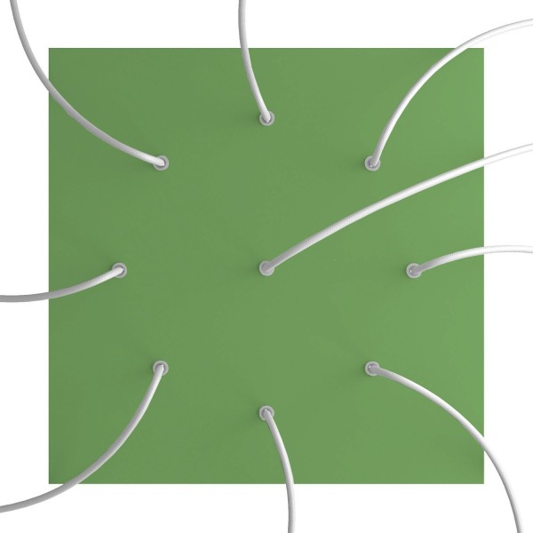 9 Holes - EXTRA LARGE Square Ceiling Canopy Kit - Rose One System