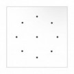 9 Holes - EXTRA LARGE Square Ceiling Canopy Kit - Rose One System