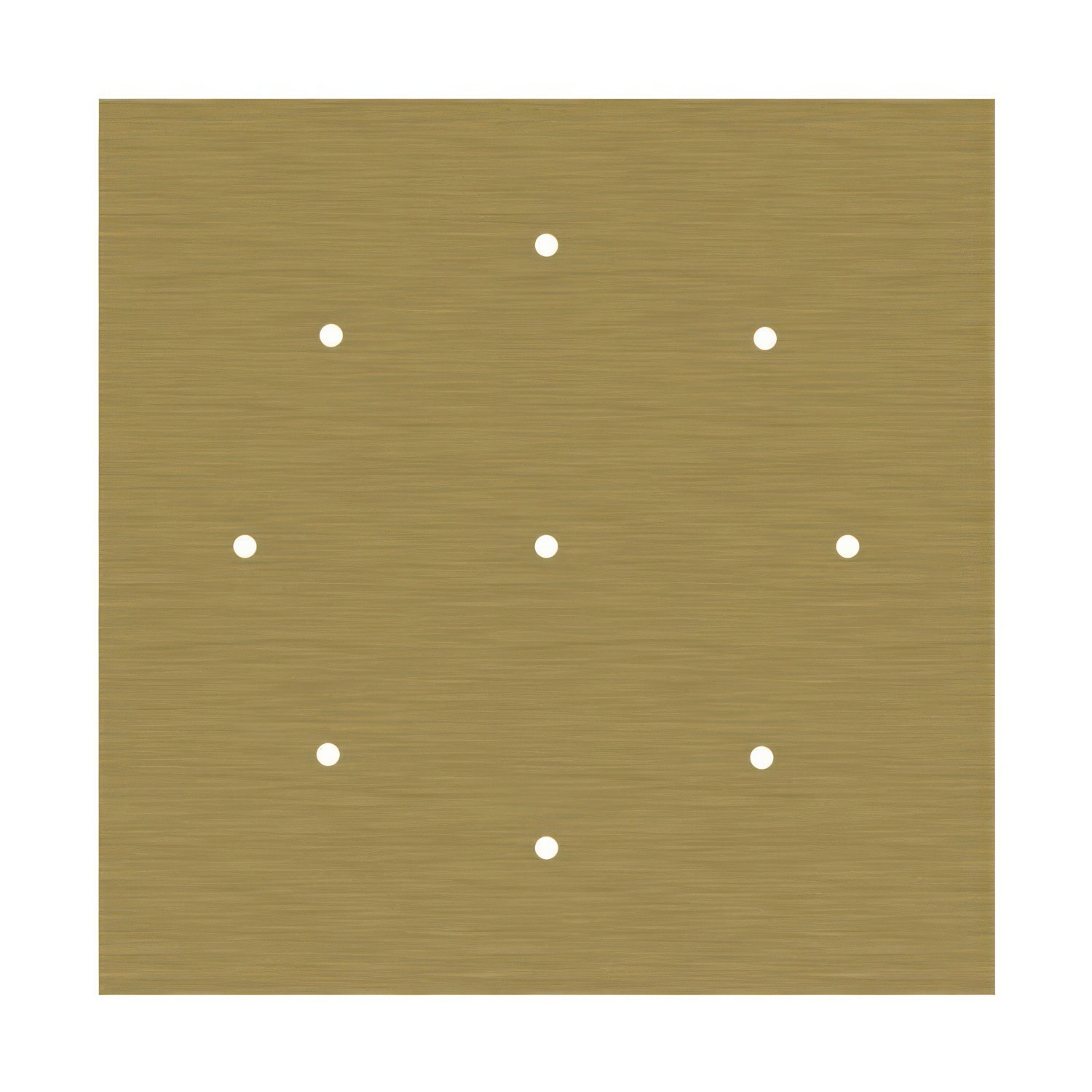 9 Holes - EXTRA LARGE Square Ceiling Canopy Kit - Rose One System