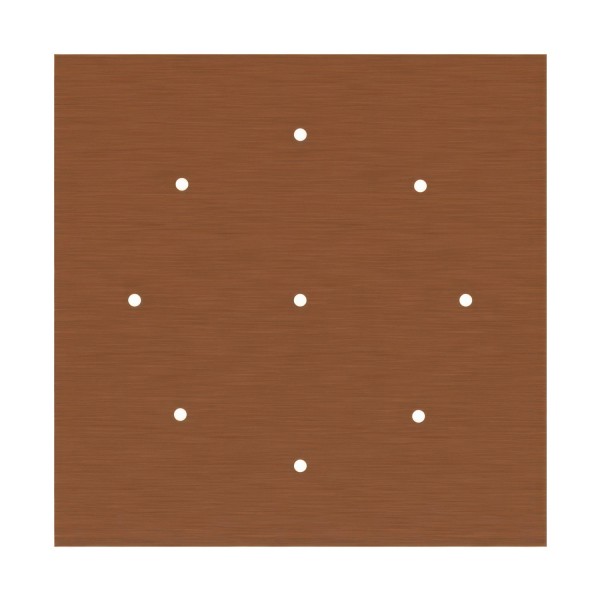 9 Holes - EXTRA LARGE Square Ceiling Canopy Kit - Rose One System