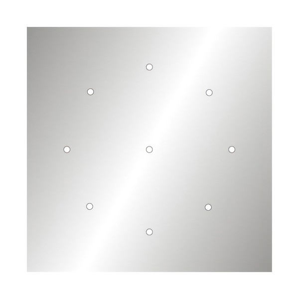 9 Holes - EXTRA LARGE Square Ceiling Canopy Kit - Rose One System