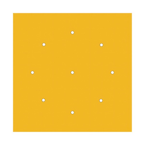 9 Holes - EXTRA LARGE Square Ceiling Canopy Kit - Rose One System