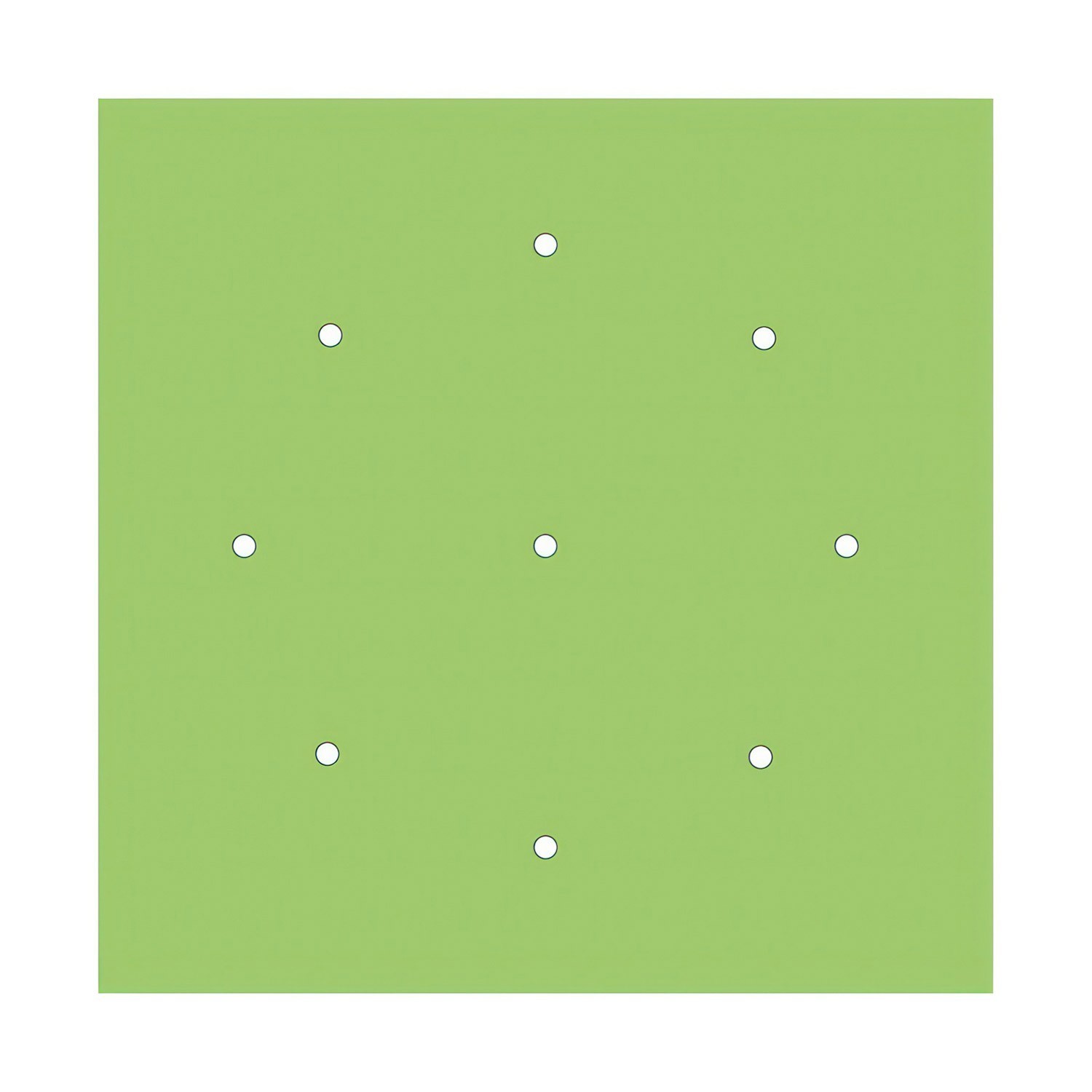 9 Holes - EXTRA LARGE Square Ceiling Canopy Kit - Rose One System