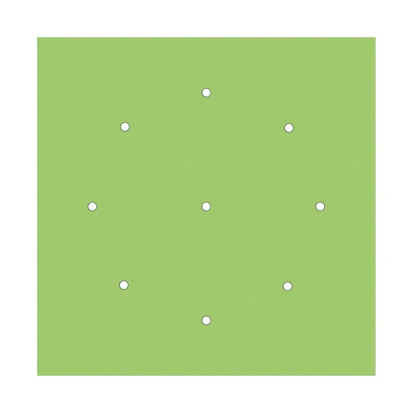 9 Holes - EXTRA LARGE Square Ceiling Canopy Kit - Rose One System