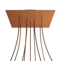 9 X-shaped Holes - EXTRA LARGE Square Ceiling Canopy Kit - Rose One System