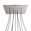 9 X-shaped Holes - EXTRA LARGE Square Ceiling Canopy Kit - Rose One System