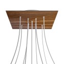 9 X-shaped Holes - EXTRA LARGE Square Ceiling Canopy Kit - Rose One System