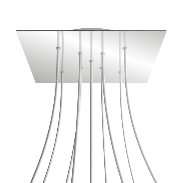 9 X-shaped Holes - EXTRA LARGE Square Ceiling Canopy Kit - Rose One System