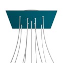 9 X-shaped Holes - EXTRA LARGE Square Ceiling Canopy Kit - Rose One System