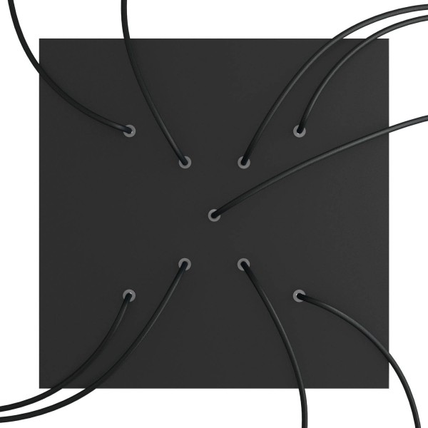 9 X-shaped Holes - EXTRA LARGE Square Ceiling Canopy Kit - Rose One System