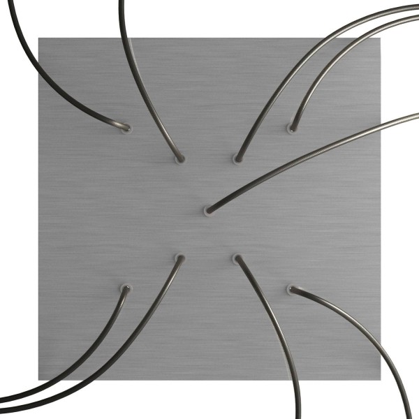 9 X-shaped Holes - EXTRA LARGE Square Ceiling Canopy Kit - Rose One System