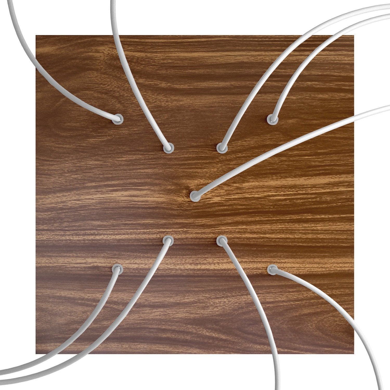 9 X-shaped Holes - EXTRA LARGE Square Ceiling Canopy Kit - Rose One System
