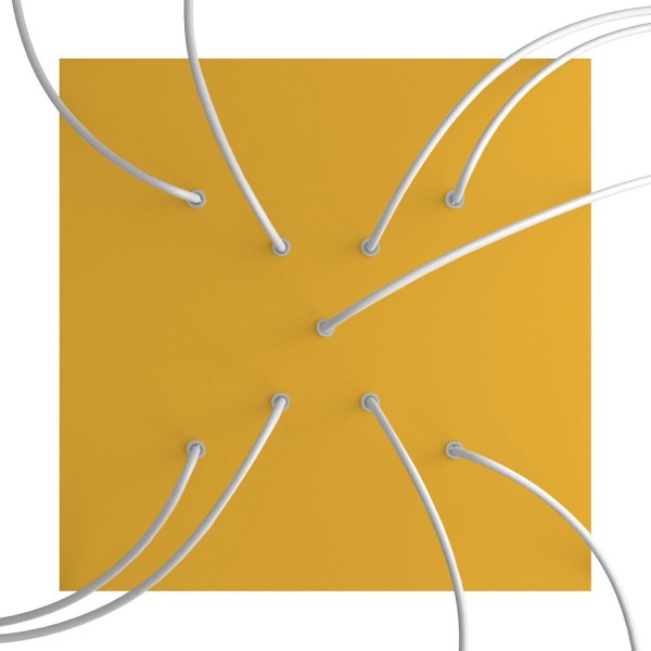 9 X-shaped Holes - EXTRA LARGE Square Ceiling Canopy Kit - Rose One System