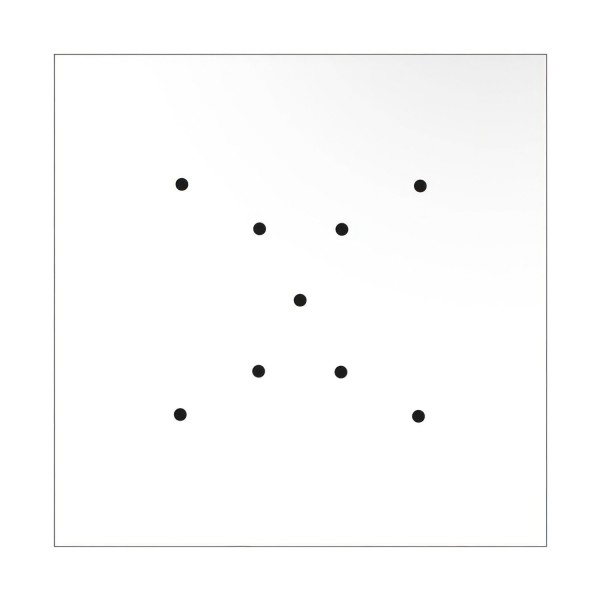 9 X-shaped Holes - EXTRA LARGE Square Ceiling Canopy Kit - Rose One System