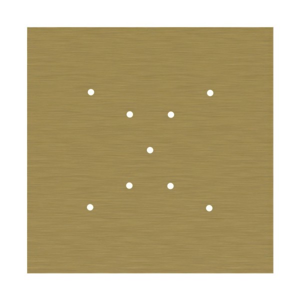 9 X-shaped Holes - EXTRA LARGE Square Ceiling Canopy Kit - Rose One System