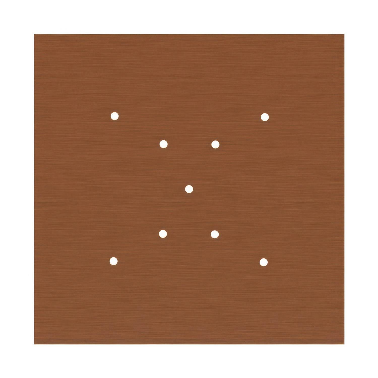9 X-shaped Holes - EXTRA LARGE Square Ceiling Canopy Kit - Rose One System