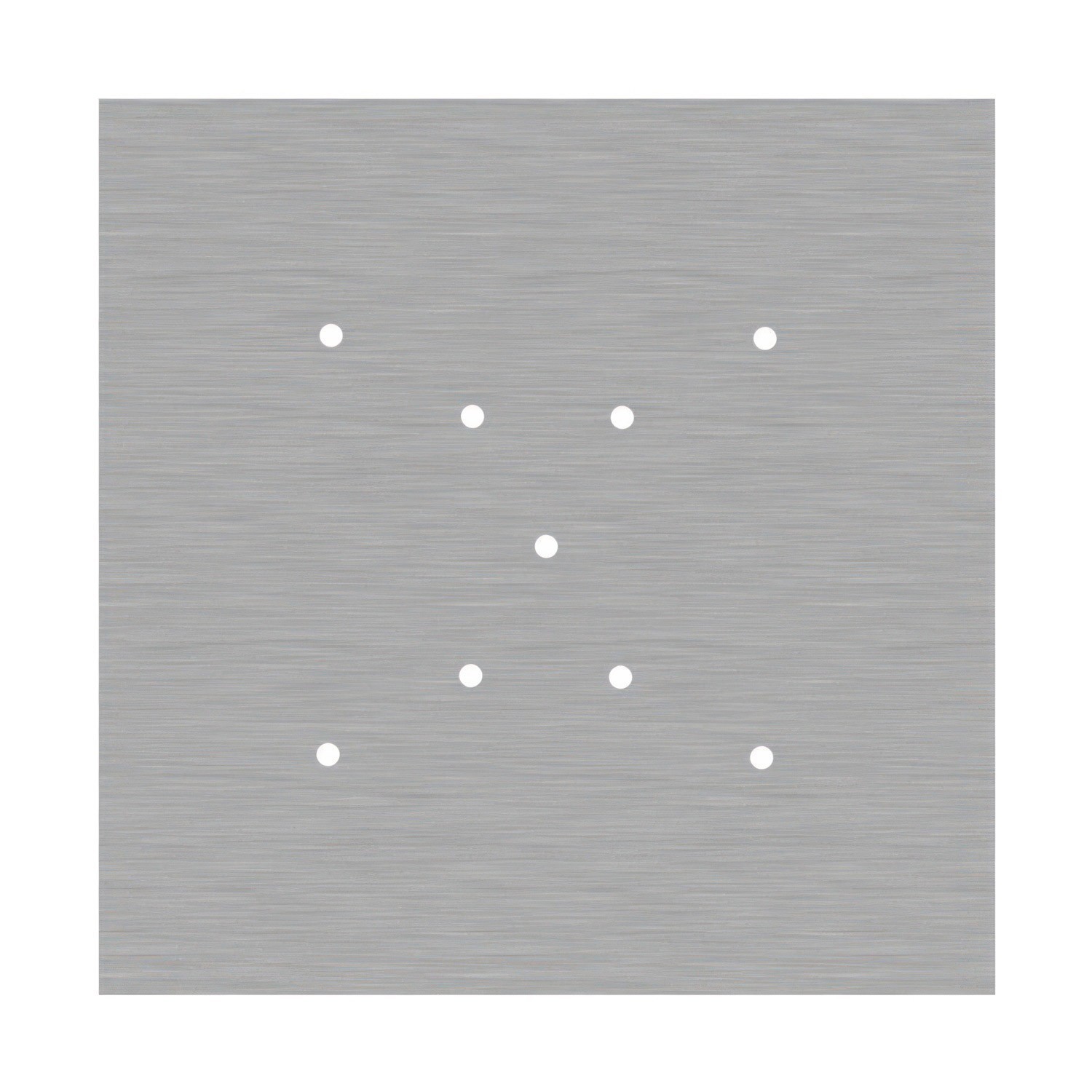 9 X-shaped Holes - EXTRA LARGE Square Ceiling Canopy Kit - Rose One System