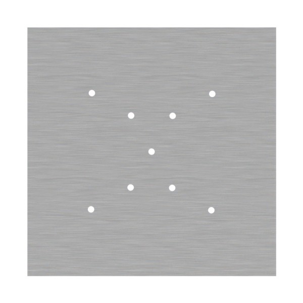 9 X-shaped Holes - EXTRA LARGE Square Ceiling Canopy Kit - Rose One System