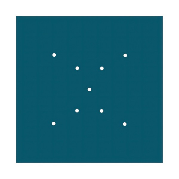 9 X-shaped Holes - EXTRA LARGE Square Ceiling Canopy Kit - Rose One System