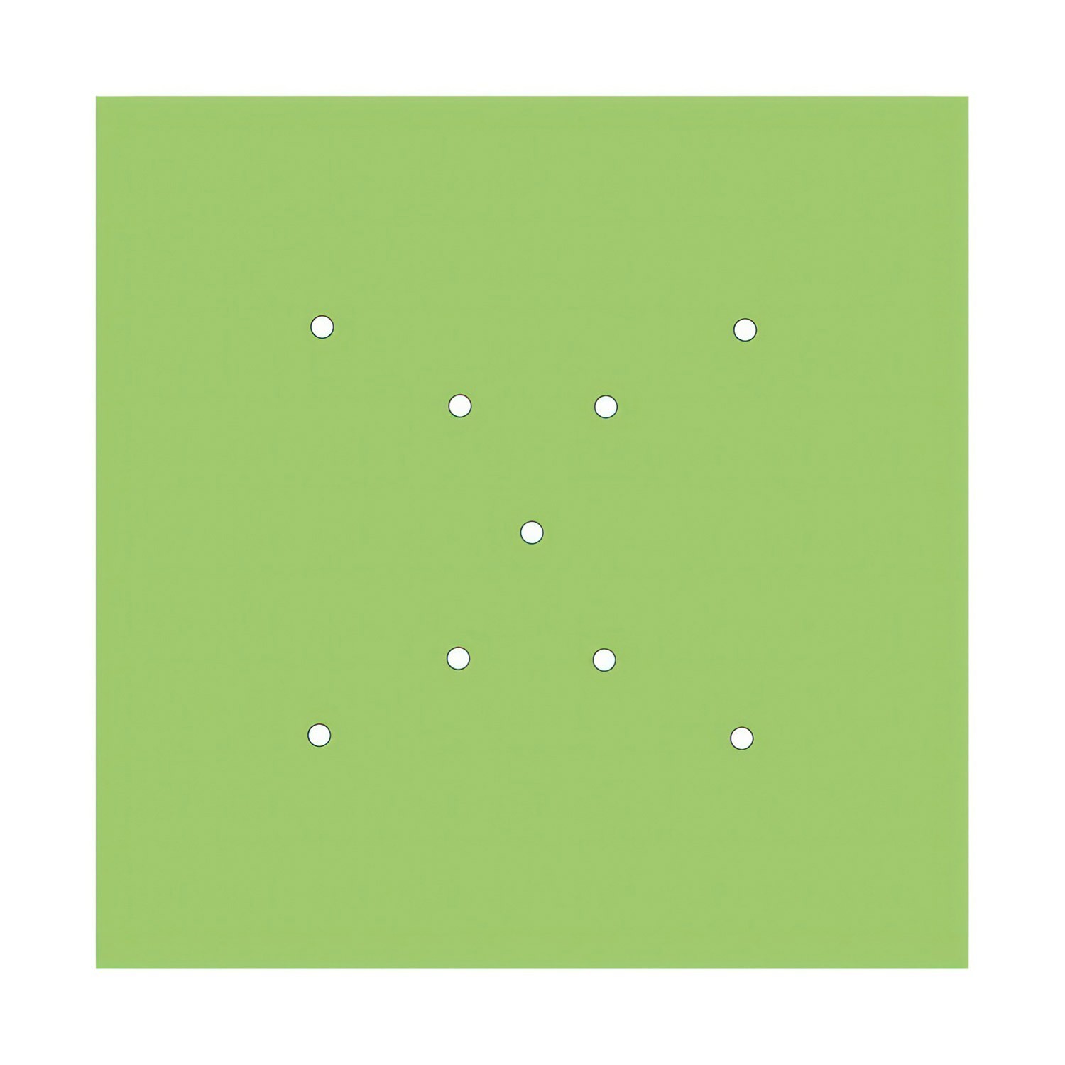 9 X-shaped Holes - EXTRA LARGE Square Ceiling Canopy Kit - Rose One System
