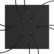10 Holes - EXTRA LARGE Square Ceiling Canopy Kit - Rose One System