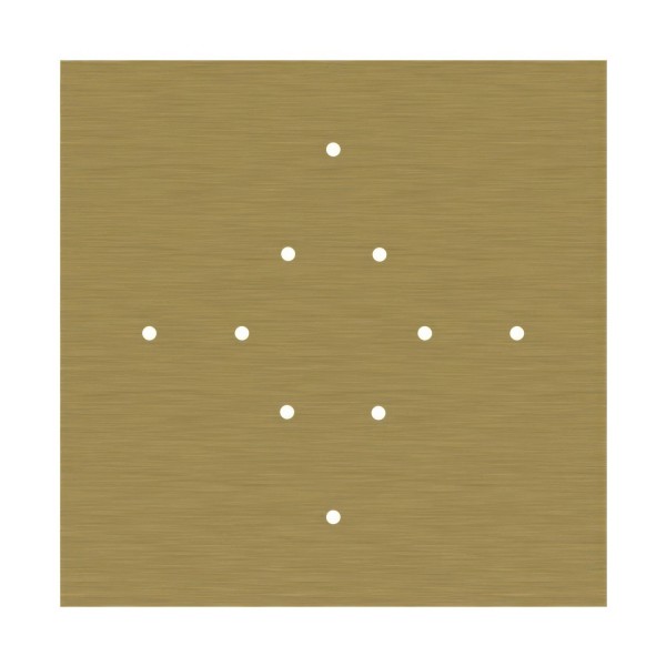 10 Holes - EXTRA LARGE Square Ceiling Canopy Kit - Rose One System