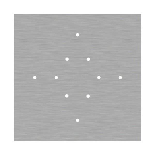 10 Holes - EXTRA LARGE Square Ceiling Canopy Kit - Rose One System