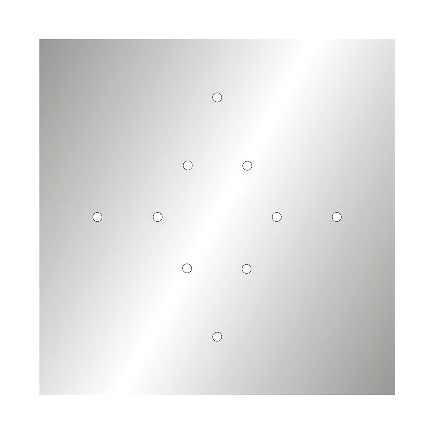 10 Holes - EXTRA LARGE Square Ceiling Canopy Kit - Rose One System
