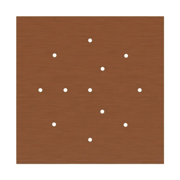 12 Holes - EXTRA LARGE Square Ceiling Canopy Kit - Rose One System