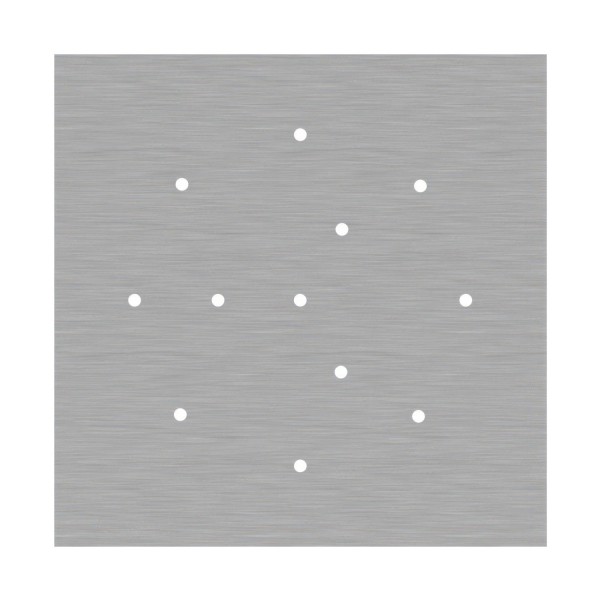 12 Holes - EXTRA LARGE Square Ceiling Canopy Kit - Rose One System