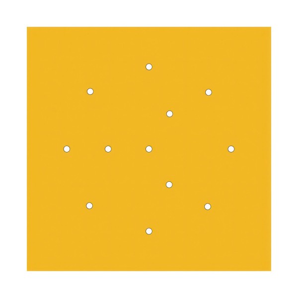 12 Holes - EXTRA LARGE Square Ceiling Canopy Kit - Rose One System