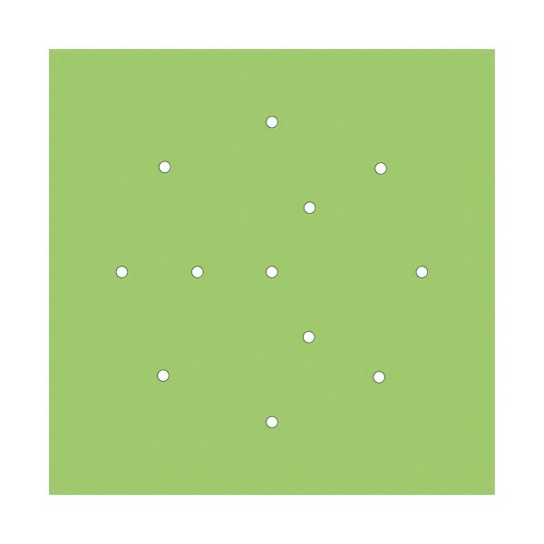 12 Holes - EXTRA LARGE Square Ceiling Canopy Kit - Rose One System