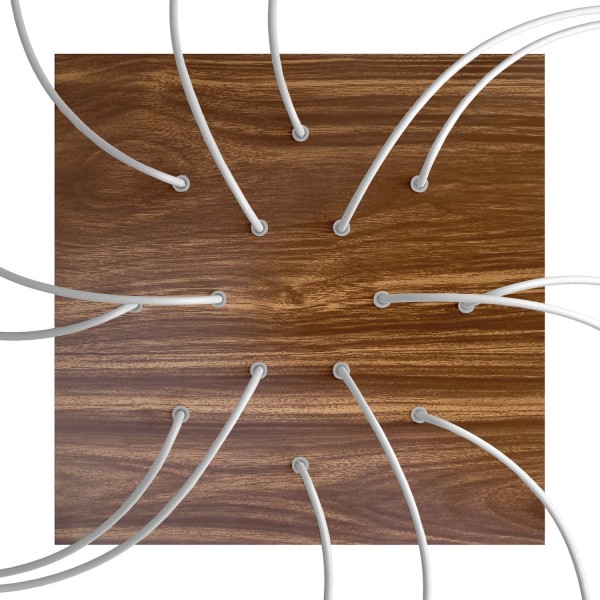 14 Holes - EXTRA LARGE Square Ceiling Canopy Kit - Rose One System