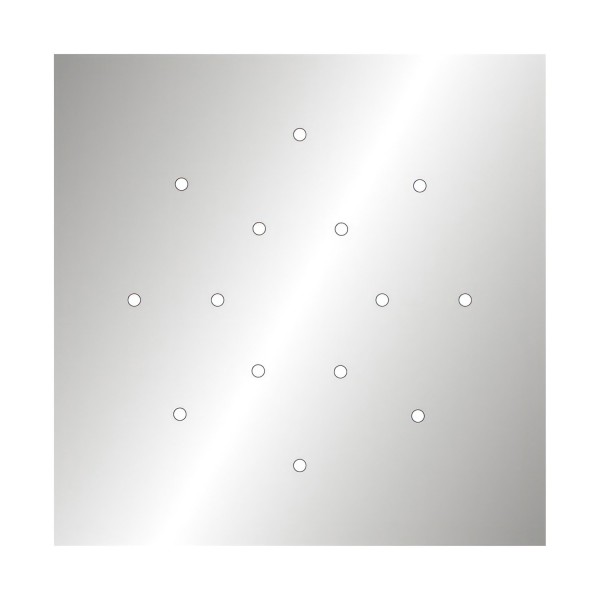 14 Holes - EXTRA LARGE Square Ceiling Canopy Kit - Rose One System