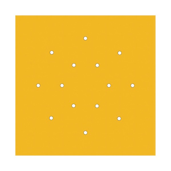 14 Holes - EXTRA LARGE Square Ceiling Canopy Kit - Rose One System