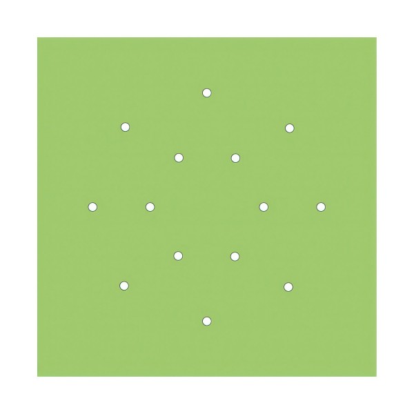 14 Holes - EXTRA LARGE Square Ceiling Canopy Kit - Rose One System