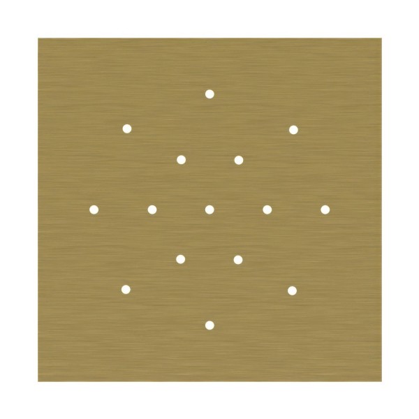 15 Holes - EXTRA LARGE Square Ceiling Canopy Kit - Rose One System