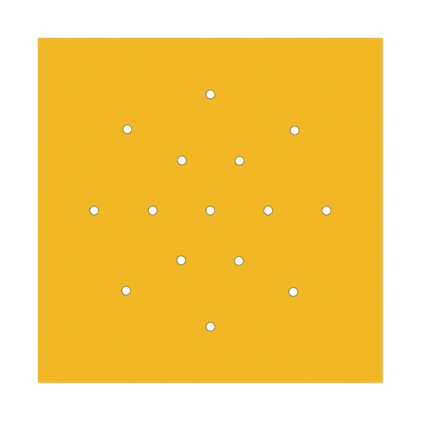 15 Holes - EXTRA LARGE Square Ceiling Canopy Kit - Rose One System