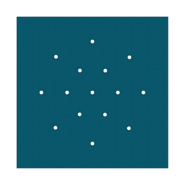 15 Holes - EXTRA LARGE Square Ceiling Canopy Kit - Rose One System
