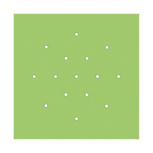 15 Holes - EXTRA LARGE Square Ceiling Canopy Kit - Rose One System