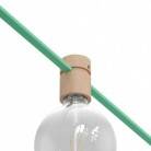Wood String Light Bulb Socket Cover Kit
