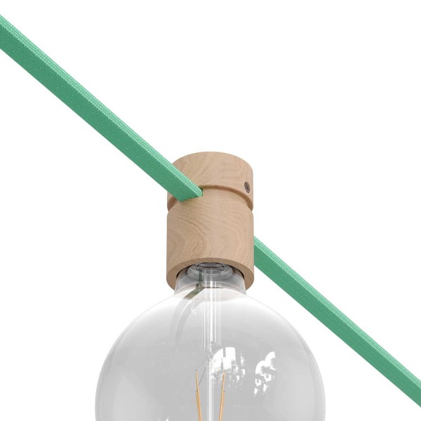 Wood String Light Bulb Socket Cover Kit