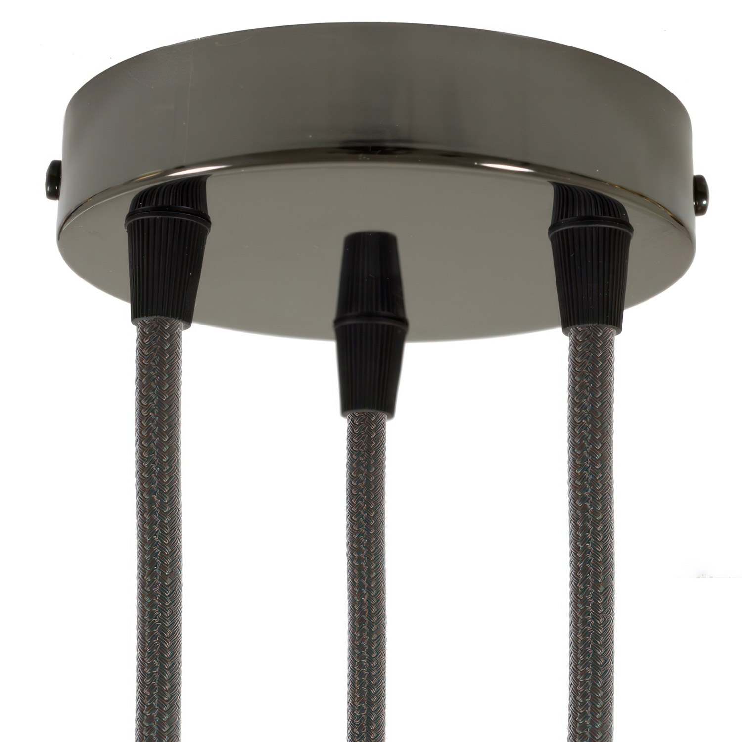 Classic 3-hole Round Metal Ceiling Canopy Kit