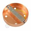 Classic 4-hole Round Metal Ceiling Canopy Kit