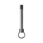 Threaded rod with welded hook for chain chandeliers - Length 85 mm (M10x1)