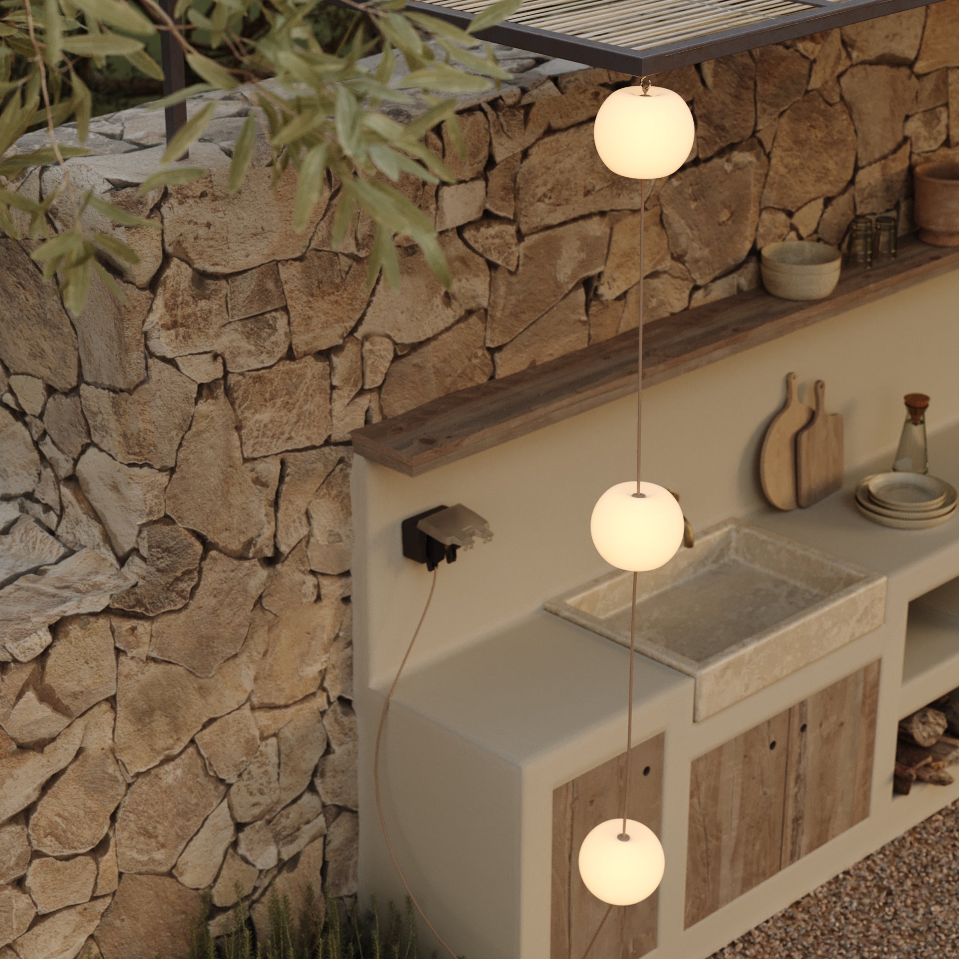 Terminale di chiusura con anello - Marina - Desert brown