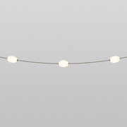Outdoor 3-Light String Light for wet locations Olive Green, Power supply with US plug - Marina3