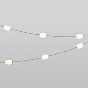 Outdoor 6-Light String Light for wet locations Olive Green, Power supply with US plug - Marina6