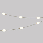 Outdoor 6-Light String Light for wet locations Olive Green, Power supply with US plug - Marina6