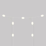 Outdoor Net String Light 7-Light  for wet locations White Sand, Power supply with US plug - Marina GRID